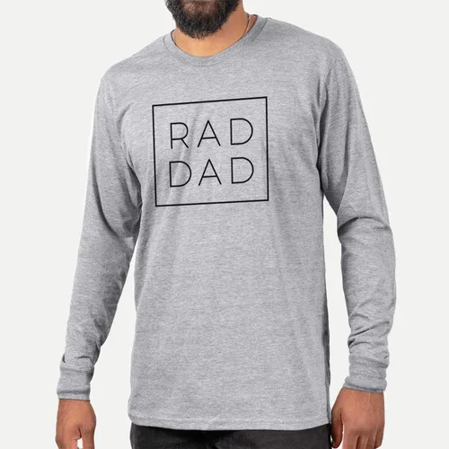 Vista 3 de Inkopious Camiseta Rad Dad en caja Manga larga gris