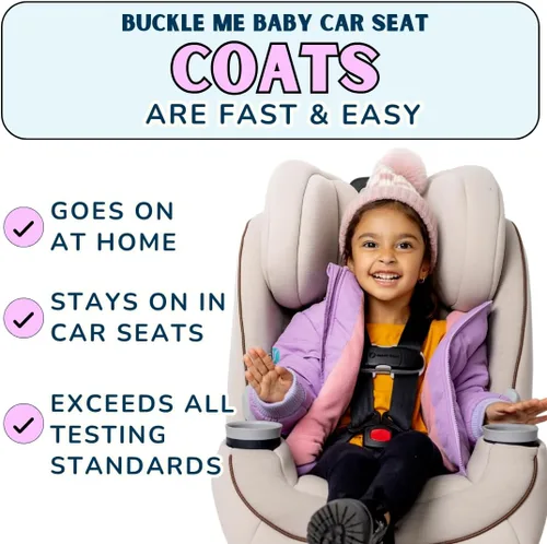 Vista 19 de Buckle Me Baby Coats Abrigo de asiento de coche de Toast