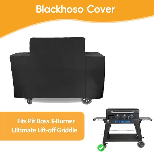 Vista 2 de Funda para parrilla Pit Boss de 3 quemadores Ultimate Lift-Off, cubierta impermeable resistente a los rayos UV, accesorios de parrilla al aire libre