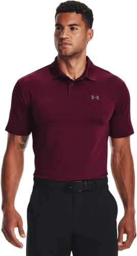 Vista 17 de Under Armour Men's Performance 2.0 Golf Polo (864) Afterglow/ Gris parcela