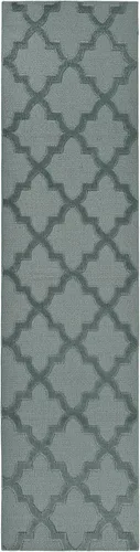 Vista 45 de Alfombra de Área Garland Rug Quatro Negra de 3' x 5' con Diseño de Enrejado Cut-Loop - Suave, Cómoda, Elegante y Económica en un Hermoso Color Negro