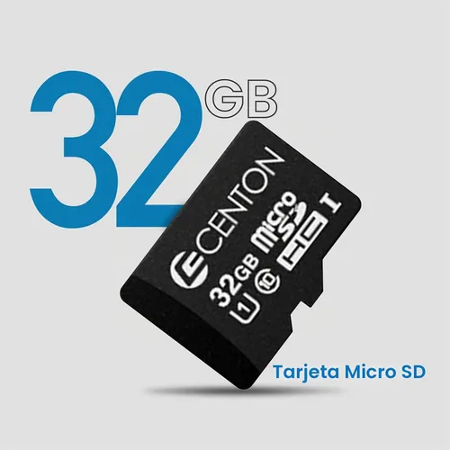 Vista 2 de Centon Tarjeta de memoria Micro SDHC Clase 10 UHS-I con adaptador SD de 32