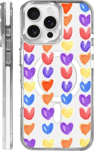 Vista 126 de Funda para iPhone 13 Pro, transparente con bonito patrón de tiburón azul, compatible con Magsafe funda protectora suave para mujeres y niñas (blanco)