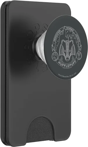 Vista 7 de Harry Potter Hufflepuff Badge PopSockets - Soporte para teléfonos y tabletas