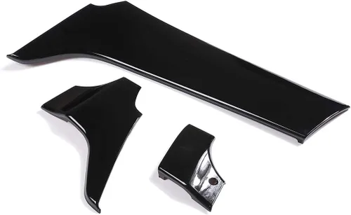 Vista 6 de YIWANG Cubierta de panel de decoración de consola central, 3 piezas para Mercedes Benz GLS GLE GL ML 2013-2019 Accesorios para automóvil con volante