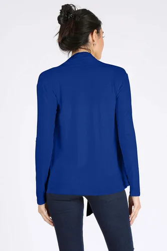 Vista 4 de Simlu Cárdigans ligeros para mujer, de talla regular y grande, para verano, manga larga