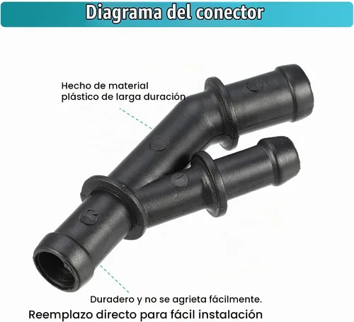Vista 5 de X AUTOHAUX - Conector de manguera de refrigerante de motor para Volkswagen