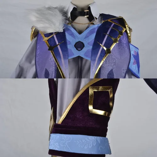 Vista 4 de Game Genshin Impact Kaeya Alberich Cosplay Costume for Halloween Carnival Party Suit