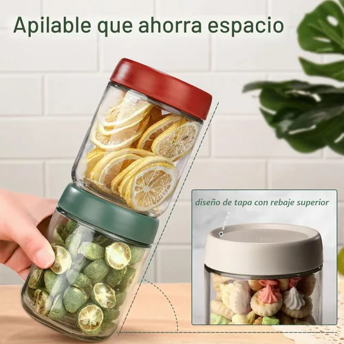 Vista 4 de DIMBRAH Recipientes de avena con tapas, tarros Mason de 16 onzas con tapas, juego de 6, práctico recipiente de avena para llevar, tarros de pudín