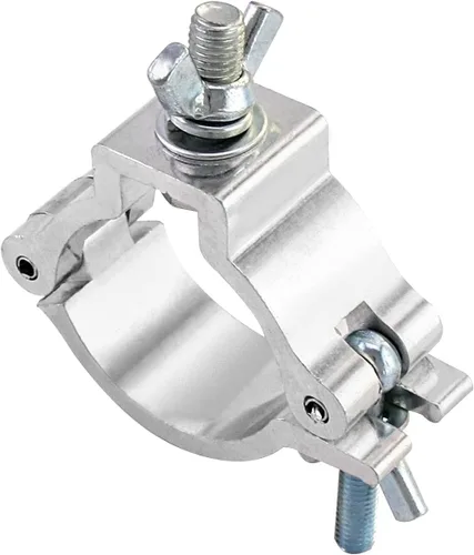 Vista 3 de QWORK Abrazadera de luz de escenario, paquete de 20 abrazaderas de iluminación de aleación de aluminio de alta resistencia de 2 pulgadas, capacidad