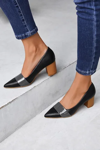 Vista 5 de Mafulus Zapatos de vestir con hebilla de oficina para mujer