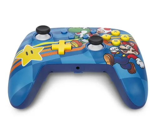 Vista 8 de PowerA Enhanced Nintendo Switch Controller Wired - Mushroom Kingdom Friends, Mario Switch Controller, Mappable Gaming Buttons, Officially licensed