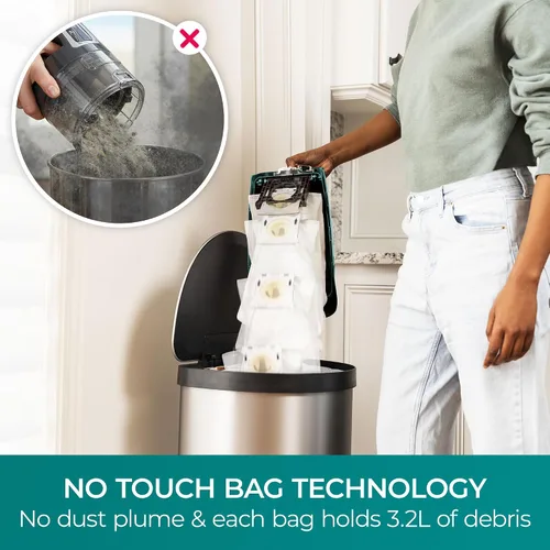 Vista 4 de Kenmore IB600 HEPA Reemplazo Intuition - Bolsas verticales para aspiradora BU4022, BU4020, BU4018, BU4050, BU3040, color blanco