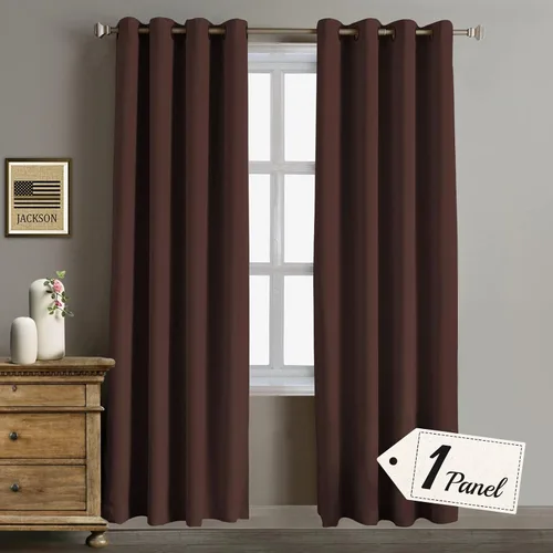 Vista 17 de Rose Home Fashion Cortinas opacas para puerta corrediza, oscurecimiento de la habitación, cortinas con aislamiento térmico para sala de estar