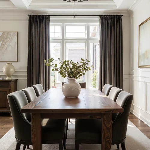 Vista 2 de Cortinas opacas de terciopelo gris pardo de 96 pulgadas de largo, para sala de estar y dormitorio, modernas, elegantes y de lujo, bloqueo de luz