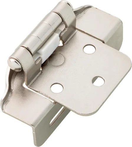 Vista 2 de Franklin Brass (Paquete de 10) Bisagras de Gabinete de Cierre Automático 1/2" Superposición Semi-Envolvente para Puertas de Gabinete