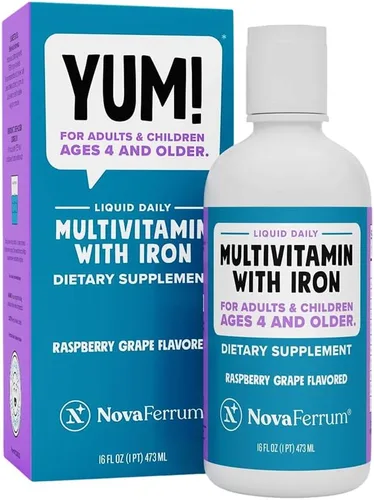 Vista 6 de Suplemento multivitamínico de 1.7 fl oz para bebés y niños, de NovaMV