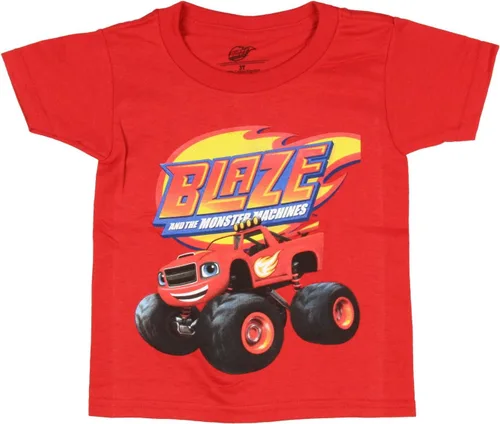 Vista 2 de Blaze and the Monster Machines - Camiseta de manga corta para niño de Nickelodeon