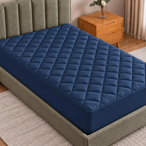 Vista 26 de Utopia Bedding Protector de colchón acolchado (individual) – Protector de colchón elástico ajustable – La funda de colchón se estira hasta 16 Blanco