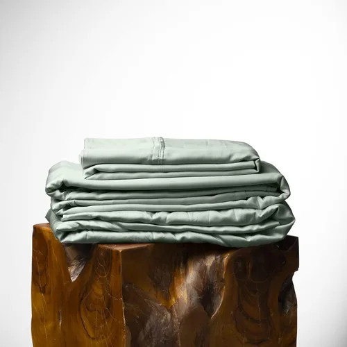 Vista 26 de Olive + Crate Tencel Lyocell - Juego de sábanas tamaño individual de eucalipto, juego de sábanas extralargas, sábanas de Tencel refrescantes