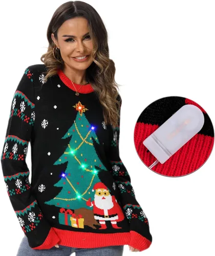 Vista 4 de Acekid Women Men Normal Christmas