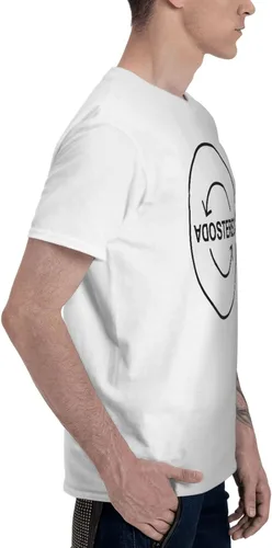 Vista 3 de Soda Stereo Logo T Shirt Man's Summer Tee Casual Short Sleeve Shirts