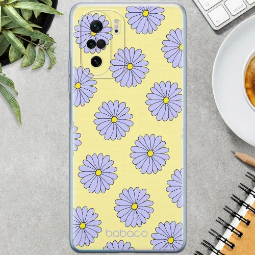 Vista 3 de BABACO Caja del teléfono móvil del Grupo ERT para Xiaomi MI 11i/REDMI K40/K40 PRO/Poco F3/F3 PRO Patrón original y oficial Flores 021 adaptado a