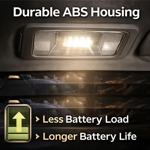 Vista 3 de KIMISS Lámpara LED para Interior de Coche, 15126553 Lámpara de Techo Cúpula para Interior de Coche Compatible con Colorado 2004-2008