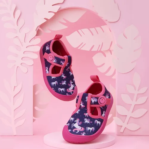 Vista 2 de SEEKWAY Zapatos de agua para niños y niñas, secado rápido, antideslizantes, calcetines acuáticos, para playa, piscina, natación, deportes, sandalias