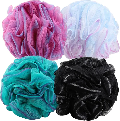 Vista 12 de Paquete de 4 esponjas lufa para ducha, 2.12 oz/pcs