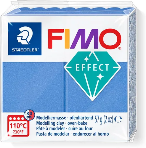 Vista 3 de FIMO - Arcilla para modelar horno de polímero suave, bloques de 2.01 oz, 6 unidades, colores metálicos