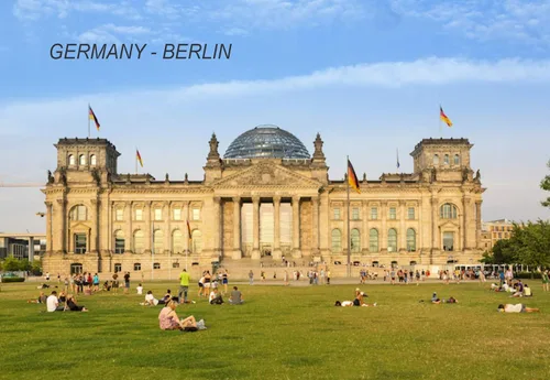 Vista 17 de Alemania Frigorífico Imanes GRP 2 (1 pieza, Ciudad: Berlín #GER31)