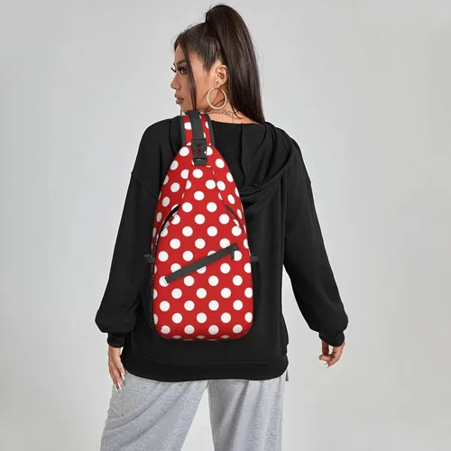 Vista 6 de Famame Mochila bandolera para el pecho, bolsa de hombro, gimnasio, ciclismo, viajes, senderismo, mochila para hombres y mujeres, MultiColor37
