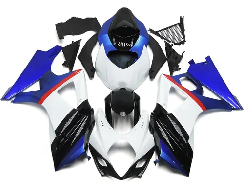 Vista 17 de Kit de carenado negro púrpura para 2007 2008 Suzuki K7 GSXR1000 07 08 GSX-R1000 Carrocería ABS plástico cuerpo marco conjunto