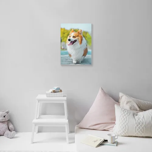 Vista 5 de WEGA Impresiones en lienzo personalizadas con tus fotos (6 pulgadas de ancho x 8 pulgadas de alto) lienzo personalizado para dormitorio, sala
