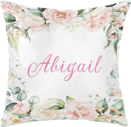 Vista 15 de Funda de almohada personalizada con nombre de bebé para bebé, niño y niña, almohada personalizada con nombre, almohada personalizada para sofá