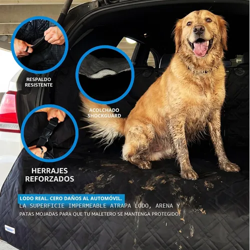 Vista 3 de Bulldogology Forro de Carga para SUV - Forro de Maletero para Mascotas de Servicio Pesado Cubierta de Carga - Cubierta de Carga Impermeable