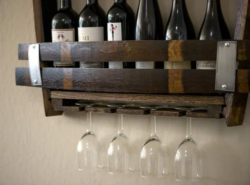 Vista 5 de Estante del whisky, estante del bourbon, estante del vino