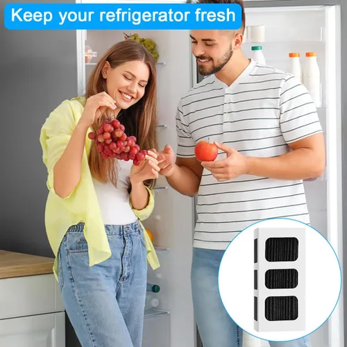 Vista 7 de Paquete de 6 filtros de aire de repuesto para refrigerador compatibles con Paultra2, compatible con Frigidaire Pure Air Ultra 2, Pure Air Ultra II