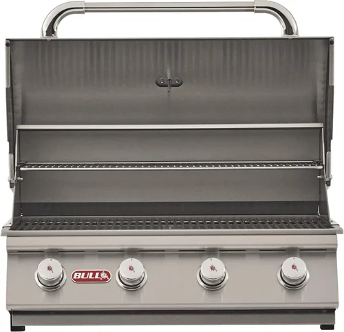 Vista 2 de AMS PKG Parrilla desplegable de 30 pulgadas Bull Outlaw Paquete de 4 piezas Propano