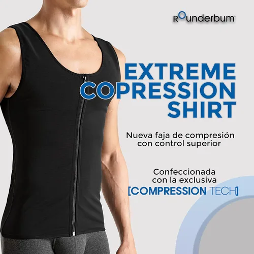 Vista 2 de Rounderbum Xtreme - Camiseta de compresión para hombre