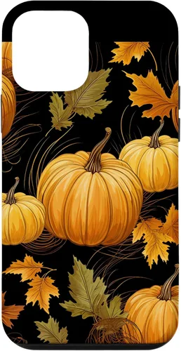 Vista 16 de Autumn Leaves Pumpkins Fall Season Thanksgiving Halloween Case for iPhone 16