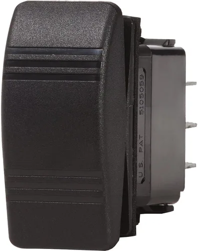 Vista 17 de Blue Sea Systems - Interruptor Contoura III Resistente al agua, negro y gris