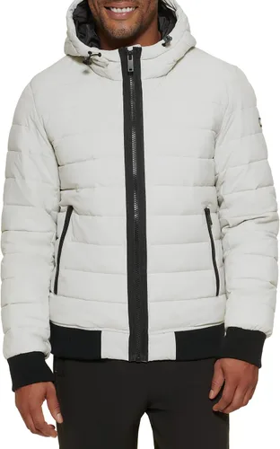 Vista 9 de DKNY Chaqueta bomber acolchada con capucha y rendimiento para hombre