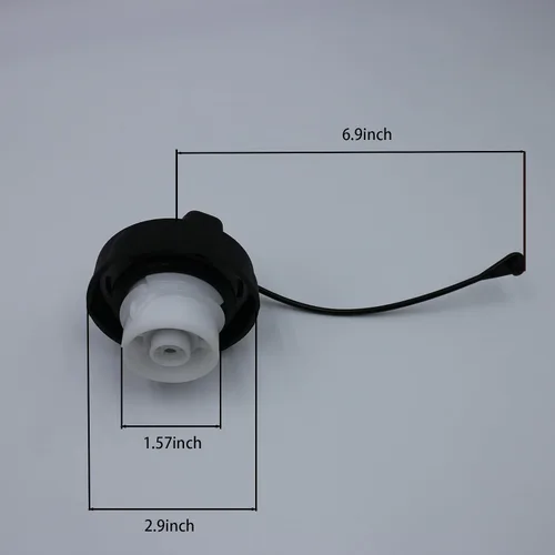 Vista 5 de Tapa de gasolina, tapa de combustible, tapa de llenado de depósito de combustible 52030377AB para Dodge Ram 1500 2500 3500 cargador Challenger Dart