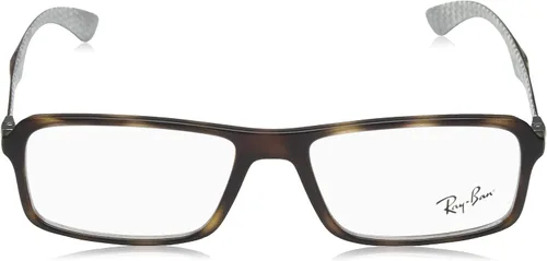 Vista 2 de Ray-Ban Marco de anteojos unisex RX8902-5479 Habana mate con lente de demostración de 2126in negro Black Havana 54 mm