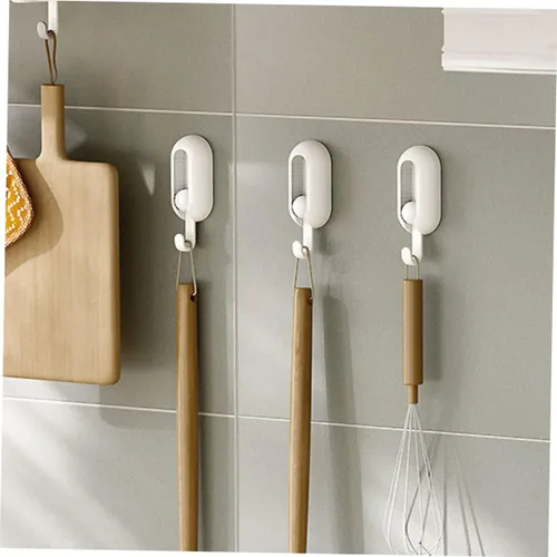Vista 7 de 4 ganchos universales giratorios para toallas, gancho para toallas, colgador de pared, faroles, colgador de cocina, ganchos para colgar en la pared