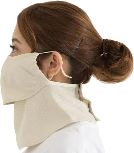 Vista 2 de Máscara de protección solar UV para cara y cuello "Yake-nu SO-Cool