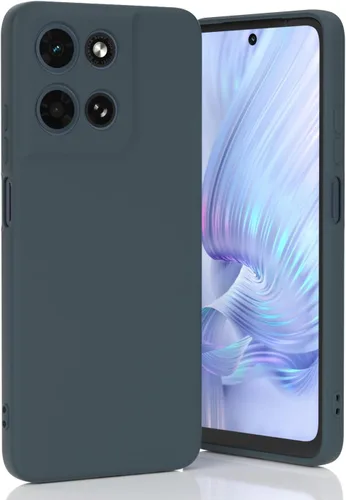 Vista 45 de Funda de silicona suave para Moto G 2026, color negro