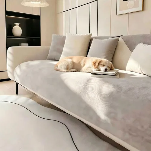 Vista 8 de Fundas de sofá lavables y fundas de sofá para perros, impermeables, antideslizantes, fundas para sofá de 3 cojines, aptas para mascotas